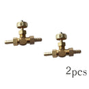 2 Pcs Brass Needle Valve hose 8 mm ID  hose barb 08 Mpa only For Gas Hood