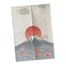 Door Noren Curtains Kitchen Short Cotton Linen Tapestry Sunrise 85x150cm