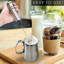 USB RECHARGEABLE MILK FROTHER,2 Speeds Electric Milk Frother With 2