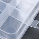 2Pcs 10-Slot Portable Plastic Resistors Electronic Component Case Box
