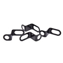 1Pair Black Universal Bicycle Motorcycle Scooter Instrument Brackets Lamp Holde-