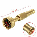 1X(4-Inch Garden Npt High-Pressure Irrigation Nozzle Full Copper Adjustable