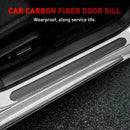 Auto Car Carbon Fiber Door Plate Bumper Sill Scuff Cover AntiScratch M6J8 F3Z9