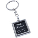 Metal Photo Frame Keychains Key Ring Gift,Rectangular shape J3P1