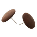 Tibetan Handmade Craft Brown Wooden Tribal Boho Wood Stud Earrings
