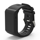 Silicone Wrist Strap Bracelet Watchband for Garmin Vivoactive HR (Black)