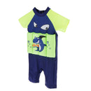 Child Printing Buoyancy Swimsuit Early Education Floating Clothes Shark-L