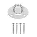 1Pcs Round Stainless Steel Hammock Chair Hanging Kit Suspension Ceiling Hooks