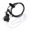 Straight Listen Only Transparent Acoustic Tube Earpiece Earphone 3.5mm Mono Jack