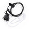 Straight Listen Only Transparent Acoustic Tube Earpiece Earphone 3.5mm Mono Jack