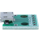 1pcs Micro-USB to Dip the femal B-type Micro-5p PTP Adapter Board 1.56*1.33