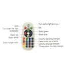 T10 5050 SMD 16 Colors RGB LED Panel Car Auto Interior Reading Map Lamp Bulb