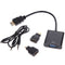 20cm 1080P Micro HDMI to VGA Converter Adapter With Audio Video Cable Fits HDTV