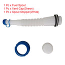 Plastic With Cap Power Tools Fuel Gas Can Durable Replacement Spout Kit Refuel
