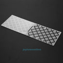 1pc Lattice Plastic Embossing Folder For Scrapbook Photo Album Card Paper