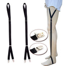 Solid Color Men Shirt Stays Garters Shirts Socks Gentleman Belt Suspenders