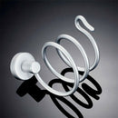 Chrome Wall Mounted Hair Dryer & Straighteners Holder Storage with Cabl VDP