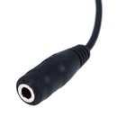 Mini USB Male to 3.5mm Jack Female Audio Cable Mic Adapter Headphone Earphon Kw