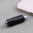 DC 5.5x2.1mm Female to Micro USB Male Power Converter Charger Adapter