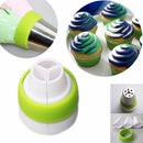 Icing Piping Bag Adapter Fondant Cake Decorating Nozzle Coupler Converter ToolOZ