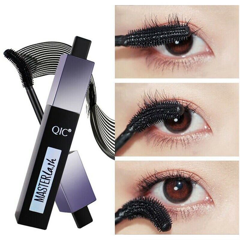 2Pcs Qic Mascara Maquillage Super Black Durable Waterproof Natural Thick Le G1L2