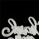 Brief greeting words thank you Metal Cutting Dies DIY Photo Album Craft FT