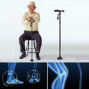 Foldable Walking Stick With LED Light Disability Aluminium X7S5 N3E8