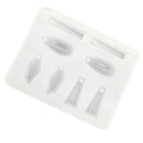 8 Designs Geometric Silicone Mold Suitable for Beading Making