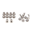 10Pcs Iron Metal 8mm Round Rivet Stud Screw Leathercraft DIY Bag Accessories