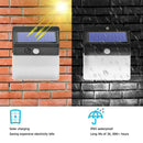118LED Solar Motion Sensor Wall Light Outdoor Waterproof Garden Security Lamp