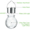 Hanging Solar Light White LED Crack Spherical Chandelier Waterproof Outdoor