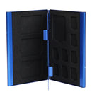 Portable Deck Aluminium Alloy 8TF + 4SD Memory Cards Storage Box Holder