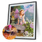 DIY Diamond Painting Cross Stitch Angle Girl In Flowers Diamond Embroidery