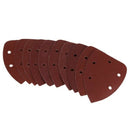 10Pcs Triple-cornered Hook and Loop 60 80 120 Grit Sanding Kit Sandpaper Sa