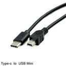 USB Type-c to Mini USB Cable USB-C Male to Mini-B Male Adapter Converter BX