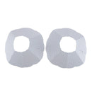 2x Pet Anti-bite Paper Collars Dog Resuable Collapsible Collar Paw Pattern-L