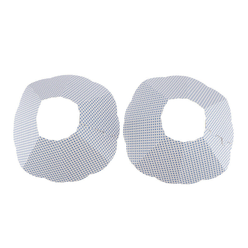 2x Pet Anti-bite Paper Collars Dog Resuable Collapsible Collar Paw Pattern-L