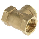 Non-return Swing Check Valve DN20 (3/4''), Female Thread, Brass Material