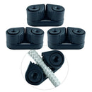 3x Cam Cleat Wre Fairlead For Dinghy Sailing Hardware For 3-12mm Diameter. Rope