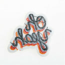 oh yeah iron on patch embroidered applique sewing labels patches clothesGVCATOCA