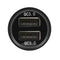 PQ3C 36W Car Charger Fast Charging Dual QC 3.0 USB 5A Phone Charger Adapter