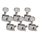 Zinc Alloy 6R Semiclosed Tuning Pegs Tuner Machine Head Electric Guitar Part