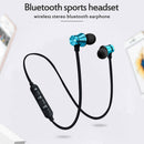 Neck Hanging Magnetic Bluetooth Headset Earplugs Wireless Sports Earphone A