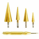 Lot Of 4 Pcs Drills Countersunk Ladders Scale Rod Hexagon Triple-cornered C