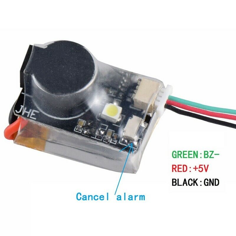 JHE42B Finder Buzzer 110DB Decibel Auto Alarm High Brightness LED Light withI2L1