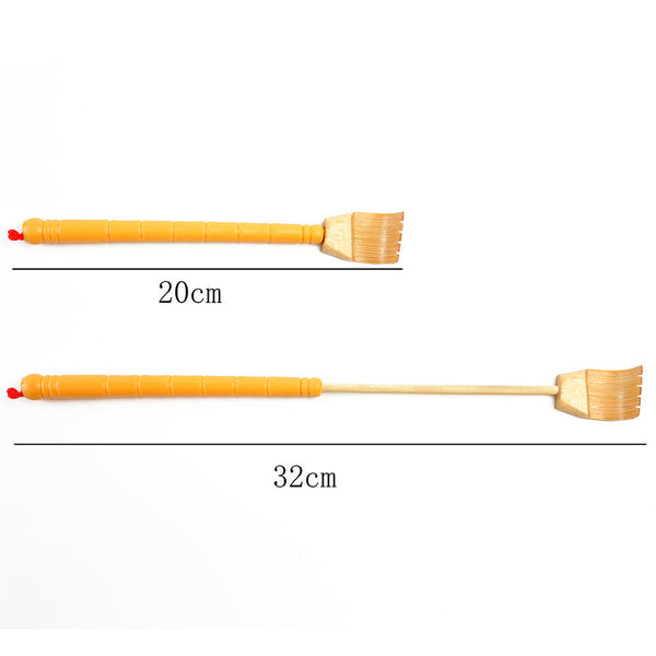 Wooden Bamboo Telescopic Back Scratcher Extendable Back Itching Self Massager AU