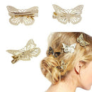 5pcs Mixed Color Alloy Metal Hair Clips Hairpin Butterfly Hair Accessories