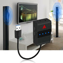 Audio Sender Headset 3.5mm Adapter Audio Transmitter for TV PC