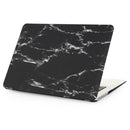 Black Marble Rubberised Hard Case Shell Cover Skin for Macbook Air 13"