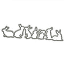 Easter Rabbit Metal Cutting Dies Stencils For Scrapbooking Photo Albu JR